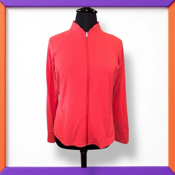 ATHLETA Salutation Jacket - Plus 2X Lychee Red - Picture 6 of 13